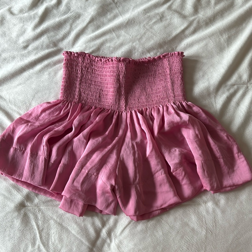 KOCH Satin Bubble Gum Pink Shorts xs